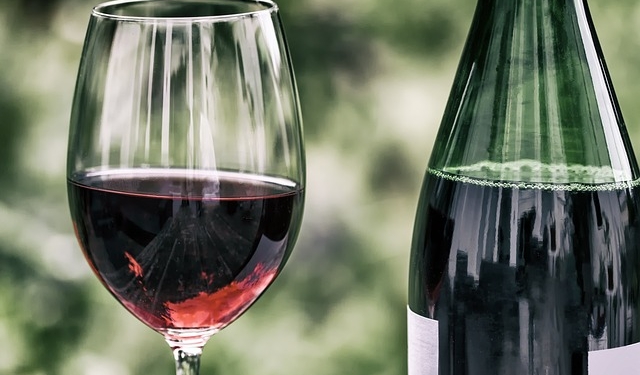 vino tinto copa